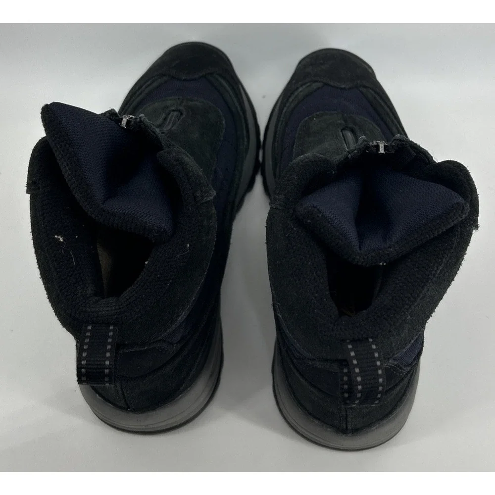 Cabela's Dry Plus Black‎ And Blue Leather Boots 84-1107 Thinsulate Size 8D